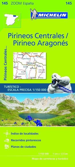 MAPA ZOOM PIRINEOS CENTRALES / PIRINEO ARAGONÉS | 9782067218123 | MICHELIN | Llibres Parcir | Llibreria Parcir | Llibreria online de Manresa | Comprar llibres en català i castellà online