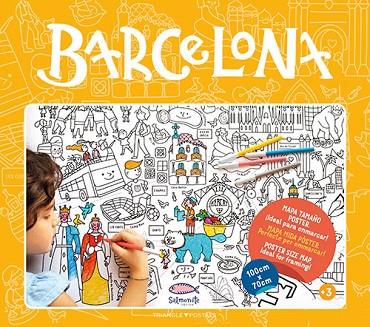 BARCELONA, MAPA PARA COLOREAR | 9788484788003 | MIYASHIRO, LAURA/BUSSETTI, GIUDITTA | Llibres Parcir | Llibreria Parcir | Llibreria online de Manresa | Comprar llibres en català i castellà online