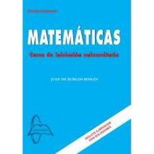 MATEMATICAS. CURSO DE INICIACION UNIVERSITARIA | 9788415214793 | BURGOS ROMAN,JUAN | Llibres Parcir | Librería Parcir | Librería online de Manresa | Comprar libros en catalán y castellano online