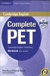 COMPLETE PET FOR SPANISH SPEAKERS. WORKBOOK WITH ANSWERS | 9788483237458 | THOMAS, AMANDA / MAY, PETER | Llibres Parcir | Llibreria Parcir | Llibreria online de Manresa | Comprar llibres en català i castellà online