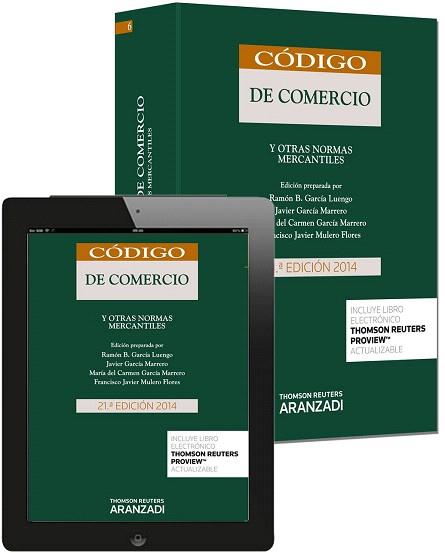 CÓDIGO DE COMERCIO (PAPEL + E-BOOK) | 9788490592762 | GARCÍA LUENGO, RAMÓN B./GARCÍA MARRERO, JAVIER/GARCÍA MARRERO, MARÍA DEL CARMEN/MULERO FLORES, FRANC | Llibres Parcir | Llibreria Parcir | Llibreria online de Manresa | Comprar llibres en català i castellà online