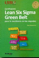 CERTIFICACION LEAN SIX SIGMA GREEN BELT PARA EXCELENCIA NEG | 9788415340812 | AA.VV | Llibres Parcir | Llibreria Parcir | Llibreria online de Manresa | Comprar llibres en català i castellà online