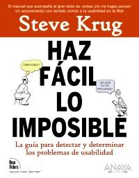 HAZ FACIL LO IMPOSIBLE | 9788441527546 | KRUG STEVE | Llibres Parcir | Llibreria Parcir | Llibreria online de Manresa | Comprar llibres en català i castellà online