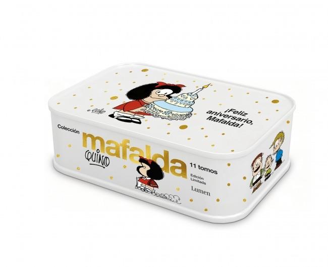 COLECCIÓN MAFALDA: 11 TOMOS EN UNA CAJA DE LATA (EDICIÓN ¡FELIZ ANIVERSARIO, MAF | 9788426420008 | QUINO | Llibres Parcir | Llibreria Parcir | Llibreria online de Manresa | Comprar llibres en català i castellà online