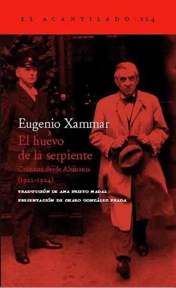 EL HUEVO DE LA SERPIENTE el acantilado | 9788496489165 | XAMMAR EUGENIO | Llibres Parcir | Llibreria Parcir | Llibreria online de Manresa | Comprar llibres en català i castellà online