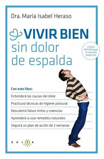 VIVIR BIEN SIN DOLOR DE ESPALDA | 9788415193456 | MARÍA ISABEL HERASO | Llibres Parcir | Llibreria Parcir | Llibreria online de Manresa | Comprar llibres en català i castellà online