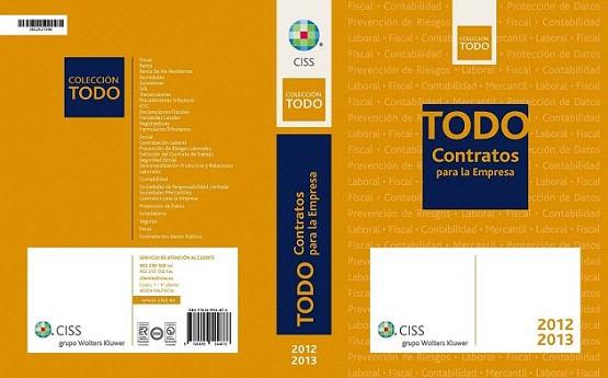 Todo contratos para la empresa 2012-2013 | 9788499544878 | Redacción CISS | Llibres Parcir | Llibreria Parcir | Llibreria online de Manresa | Comprar llibres en català i castellà online