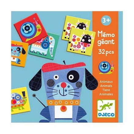 MEMO GIGANTE:ANIMALES (32 PCS) CAJA CUBO GRANDE | 3070900081031 | Llibres Parcir | Llibreria Parcir | Llibreria online de Manresa | Comprar llibres en català i castellà online