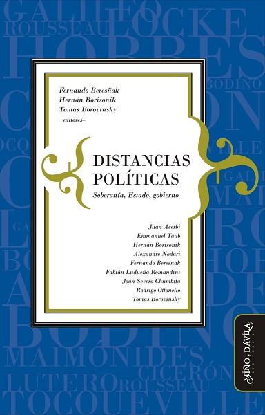 DISTANCIAS POLÍTICAS. SOBERANÍA, ESTADO, GOBIERNO | PODI126043 | BORISONIK  HERNÁN/BERESÑAK  FERNANDO/BOROVINSKY  TOMAS | Llibres Parcir | Llibreria Parcir | Llibreria online de Manresa | Comprar llibres en català i castellà online