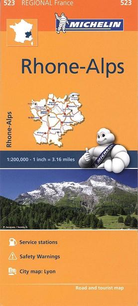 RHONE-ALPS 523 FRANCIA  MAPA REGIONAL | 9782067209305 | AA.VV. | Llibres Parcir | Llibreria Parcir | Llibreria online de Manresa | Comprar llibres en català i castellà online