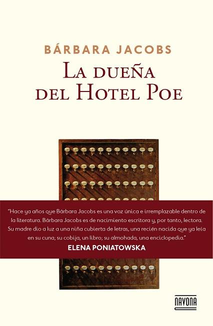 LA DUEÑA DEL HOTEL POE | 9788416259526 | JACOBS, BÁRBARA | Llibres Parcir | Llibreria Parcir | Llibreria online de Manresa | Comprar llibres en català i castellà online