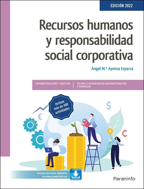 RECURSOS HUMANOS Y RESPONSABILIDAD SOCIAL CORPORATIVA  (EDICIÓN 2022) | 9788413679112 | AYENSA ESPARZA, ÁNGEL MARÍA | Llibres Parcir | Llibreria Parcir | Llibreria online de Manresa | Comprar llibres en català i castellà online