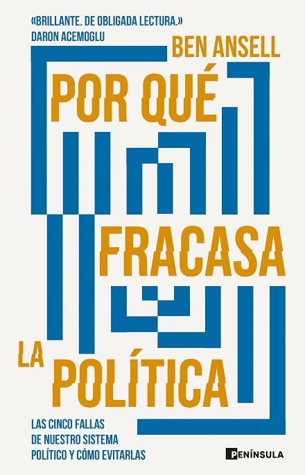 POR QUÉ FRACASA LA POLÍTICA | 9788411002059 | ANSELL, BEN | Llibres Parcir | Llibreria Parcir | Llibreria online de Manresa | Comprar llibres en català i castellà online