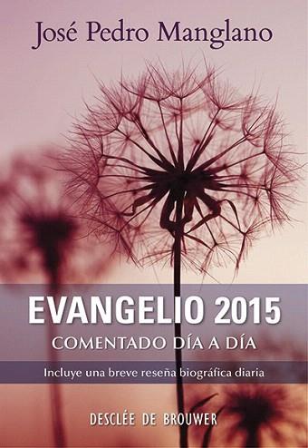 EVANGELIO 2015 COMENTADO DÍA A DÍA | 9788433027191 | MANGLANO CASTELLARY, JOSÉ PEDRO | Llibres Parcir | Llibreria Parcir | Llibreria online de Manresa | Comprar llibres en català i castellà online