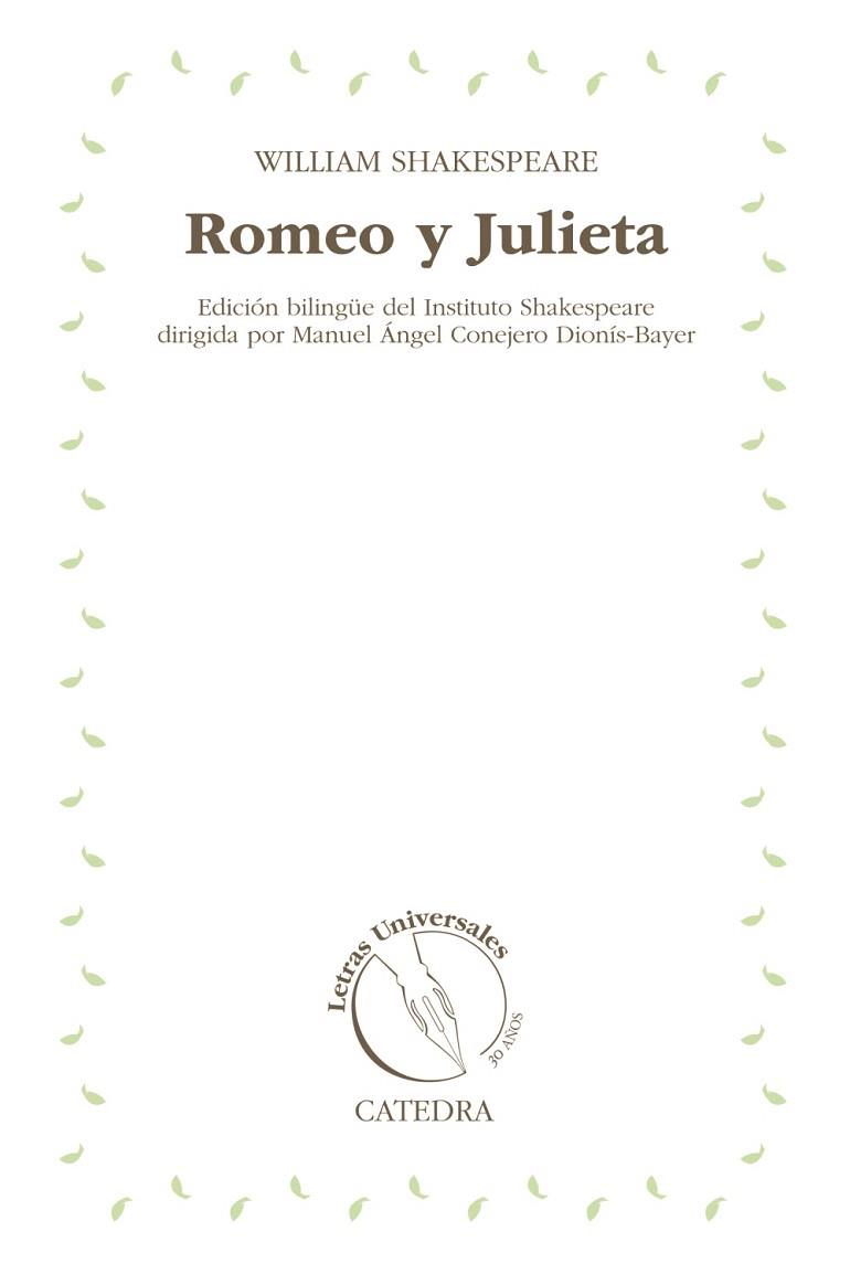 ROMEO Y JULIETA | 9788437631745 | SHAKESPEARE, WILLIAM | Llibres Parcir | Llibreria Parcir | Llibreria online de Manresa | Comprar llibres en català i castellà online