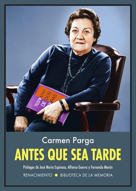 ANTES QUE SEA TARDE | 9788417950590 | PARGA, CARMEN | Llibres Parcir | Llibreria Parcir | Llibreria online de Manresa | Comprar llibres en català i castellà online