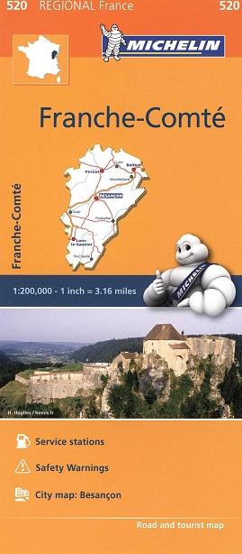 FRENCHE COMTE 520 FRANCIA 2016 MAPA REGIONAL | 9782067209213 | AA.VV. | Llibres Parcir | Llibreria Parcir | Llibreria online de Manresa | Comprar llibres en català i castellà online