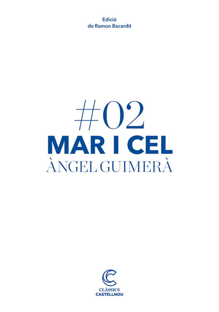 MAR I CEL | 9788498044188 | GUIMERÀ JORGE, ÀNGEL | Llibres Parcir | Llibreria Parcir | Llibreria online de Manresa | Comprar llibres en català i castellà online