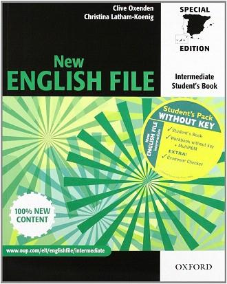 NEW ENGLISH FILE INTERMEDIATE PACK SENSE RESPOSTES | 9780194519489 | OXENDEN | Llibres Parcir | Librería Parcir | Librería online de Manresa | Comprar libros en catalán y castellano online