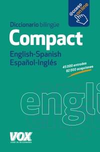 Diccionario Compact English-Spanish / Español-Inglés | 9788499740430 | Llibres Parcir | Llibreria Parcir | Llibreria online de Manresa | Comprar llibres en català i castellà online