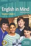 ENGLISH IN MIND 4 STUDENTS BOOK + DVD | 9788483237519 | PUCHTA, HERBERT | Llibres Parcir | Llibreria Parcir | Llibreria online de Manresa | Comprar llibres en català i castellà online