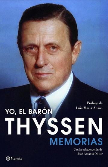 YO, EL BARÓN THYSSEN | 9788408105794 | HEINRICH THYSSEN-BORNEMISZA | Llibres Parcir | Llibreria Parcir | Llibreria online de Manresa | Comprar llibres en català i castellà online