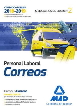 PERSONAL LABORAL DE CORREOS Y TELÉGRAFOS. SIMULACROS DE EXAMEN VOLUMEN 2 | 9788414215517 | VV.AA. | Llibres Parcir | Llibreria Parcir | Llibreria online de Manresa | Comprar llibres en català i castellà online