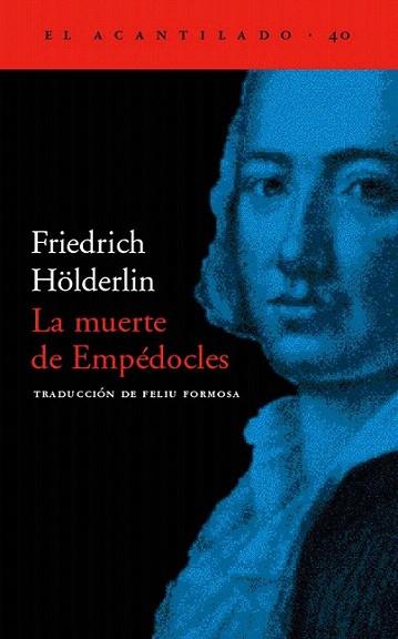 LA MUERTE DE EMPEDOCLES | 9788495359322 | FRIEDRICH HOLDERLIN | Llibres Parcir | Llibreria Parcir | Llibreria online de Manresa | Comprar llibres en català i castellà online