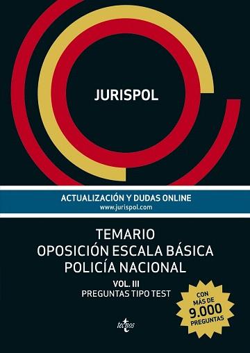 TEMARIO OPOSICIÓN ESCALA BÁSICA POLICÍA NACIONAL | 9788430961801 | JURISPOL | Llibres Parcir | Llibreria Parcir | Llibreria online de Manresa | Comprar llibres en català i castellà online