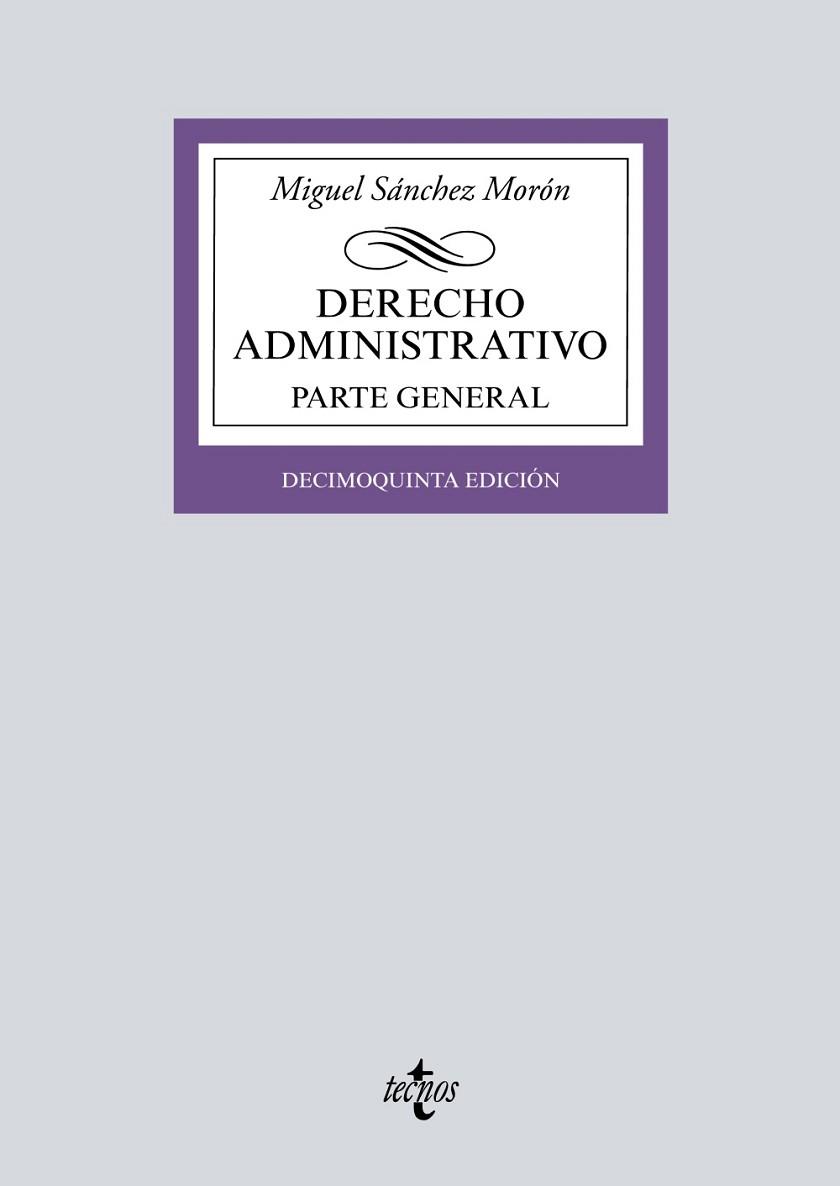 DERECHO ADMINISTRATIVO | 9788430977437 | SÁNCHEZ MORÓN, MIGUEL | Llibres Parcir | Llibreria Parcir | Llibreria online de Manresa | Comprar llibres en català i castellà online