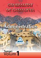 ADMINISTRATIUS GENERALITAT  CATALUNYA | 9788467650396 | Llibres Parcir | Llibreria Parcir | Llibreria online de Manresa | Comprar llibres en català i castellà online