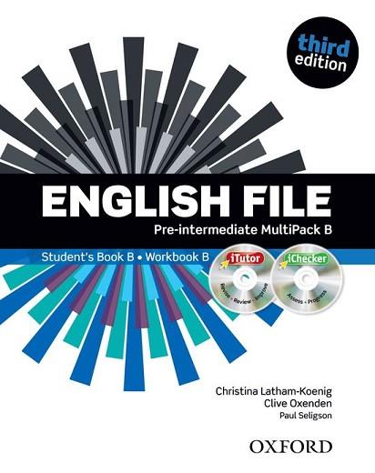 ENGLISH FILE 3RD EDITION PRE-INTERMEDIATE. SPLIT EDITION MULTIPACK B WITH ITUTOR | 9780194598699 | OXENDEN, CLIVE/LATHAM-KOENIG, CHRISTINA/SELIGSON, PAUL | Llibres Parcir | Llibreria Parcir | Llibreria online de Manresa | Comprar llibres en català i castellà online