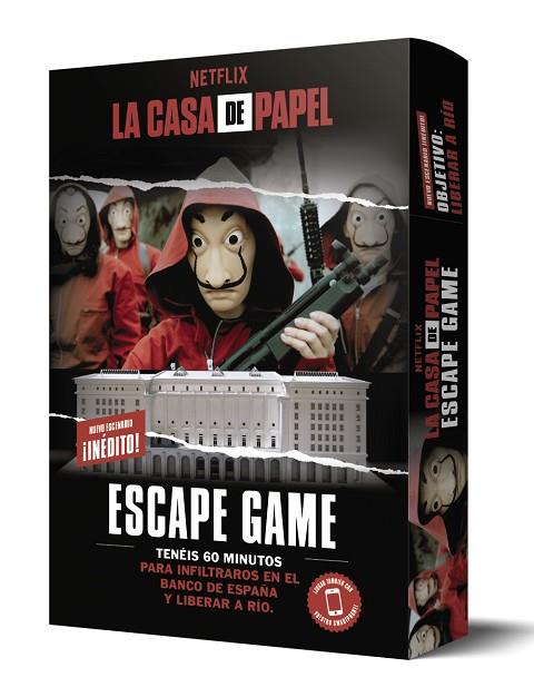 LA CASA DE PAPEL. ESCAPE GAME. OBJETIVO: LIBERAR A RÍO | 9788418100925 | TRENTI, NICOLAS | Llibres Parcir | Llibreria Parcir | Llibreria online de Manresa | Comprar llibres en català i castellà online