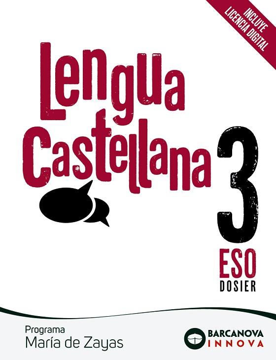 MARÍA DE ZAYAS 3 ESO. DOSIER. LENGUA CASTELLANA | 9788448950606 | EZQUERRA, FRANCISCA / MINDÁN, JOAQUÍN / GIMENO, EDUARDO | Llibres Parcir | Librería Parcir | Librería online de Manresa | Comprar libros en catalán y castellano online