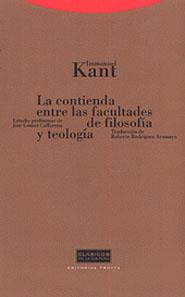 CONTIENDA FAC FILOSOFIA | 9788481643237 | KANT | Llibres Parcir | Librería Parcir | Librería online de Manresa | Comprar libros en catalán y castellano online