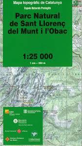 PARC NATURAL DE SANT LLORENÇ DEL MUNT I L'OBAC 1:25000 -ICC | 9788439392439 | Llibres Parcir | Llibreria Parcir | Llibreria online de Manresa | Comprar llibres en català i castellà online