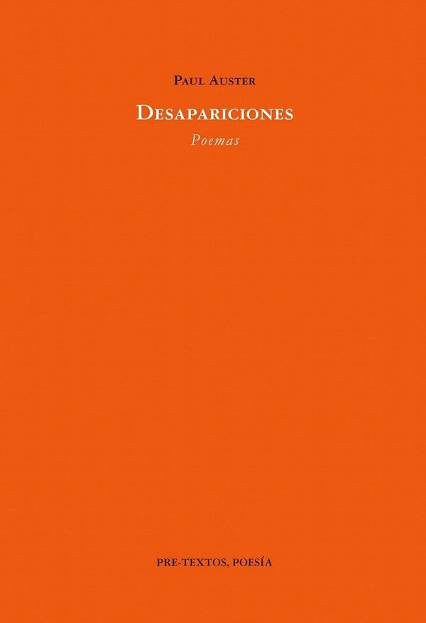 DESAPARICIONES | 9788481910858 | PAUL AUSTER | Llibres Parcir | Librería Parcir | Librería online de Manresa | Comprar libros en catalán y castellano online