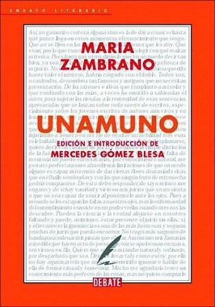 UNAMUNO | 9788483069707 | ZAMBRANO | Llibres Parcir | Librería Parcir | Librería online de Manresa | Comprar libros en catalán y castellano online