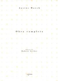 OBRA COMPLETA AUSIAS MARCH | 9788448905156 | ARCHER | Llibres Parcir | Llibreria Parcir | Llibreria online de Manresa | Comprar llibres en català i castellà online