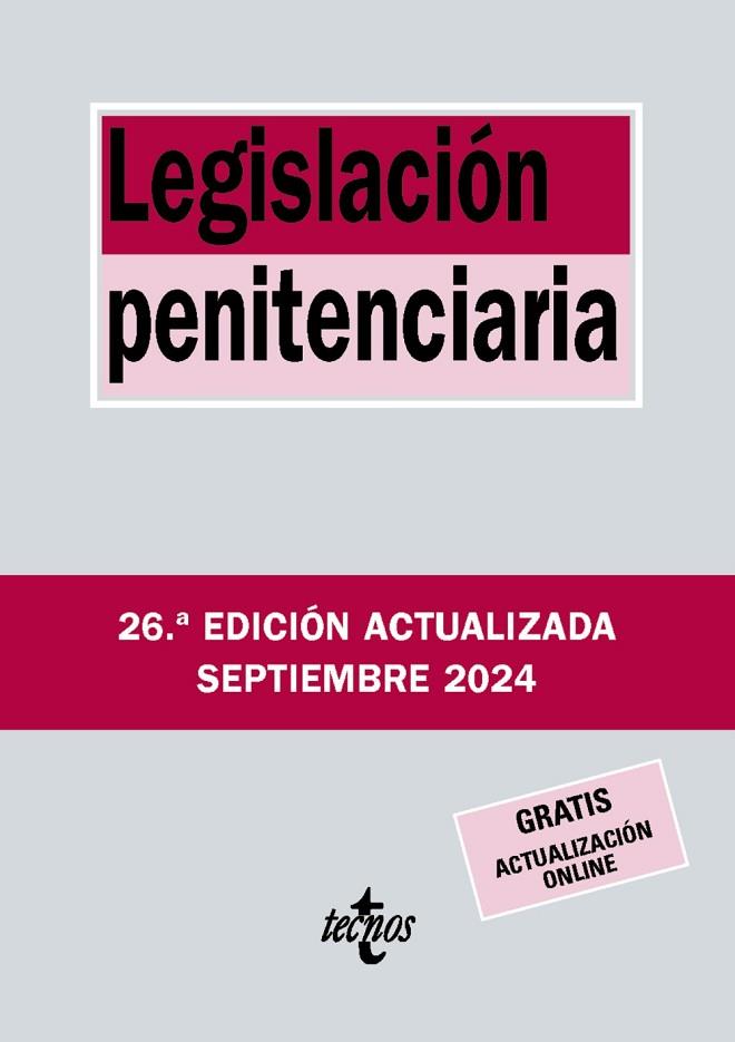 LEGISLACIÓN PENITENCIARIA | 9788430990979 | EDITORIAL TECNOS | Llibres Parcir | Llibreria Parcir | Llibreria online de Manresa | Comprar llibres en català i castellà online