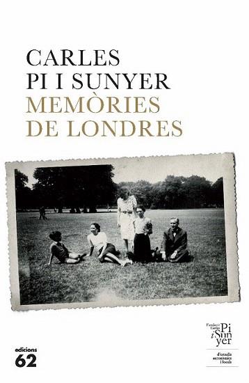 MEMORIES DE LONDRES | 9788429766295 | PI I SUNYER CARLES | Llibres Parcir | Llibreria Parcir | Llibreria online de Manresa | Comprar llibres en català i castellà online