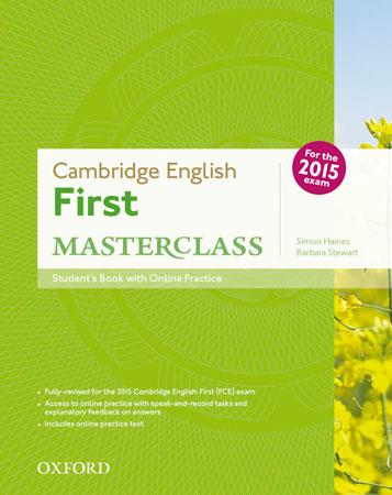 CAMBRIDGE ENGLISH FIRST CERTIFICATE MASTERCLASS. STUDENT'S BOOK ONLINE PRACTICE | 9780194512688 | HAINES, SIMON | Llibres Parcir | Llibreria Parcir | Llibreria online de Manresa | Comprar llibres en català i castellà online