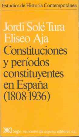 CONSTITUCIONES Y PERIODOS CONSTITUYENTES EN ESPAÑA | 9788432302848 | SOLE TURA | Llibres Parcir | Llibreria Parcir | Llibreria online de Manresa | Comprar llibres en català i castellà online