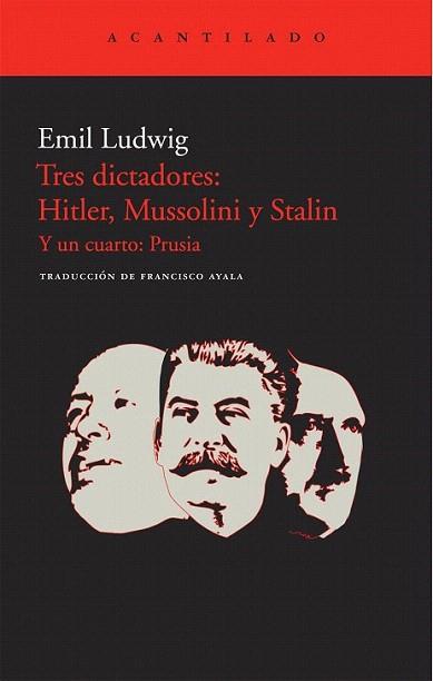 TRES DICTADORES HITLER MUSSOLINI STALIN | 9788415277132 | LUDWIG EMIL | Llibres Parcir | Llibreria Parcir | Llibreria online de Manresa | Comprar llibres en català i castellà online