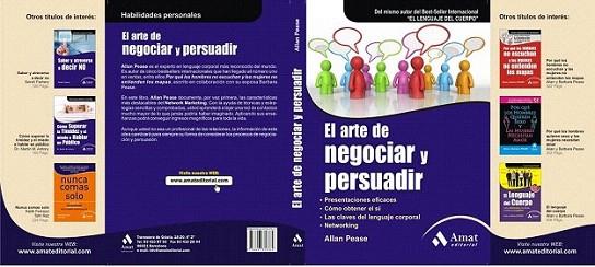 EL ARTE DE NEGOCIAR Y PERSUADIR | 9788497353762 | PEASE ALLAN | Llibres Parcir | Llibreria Parcir | Llibreria online de Manresa | Comprar llibres en català i castellà online