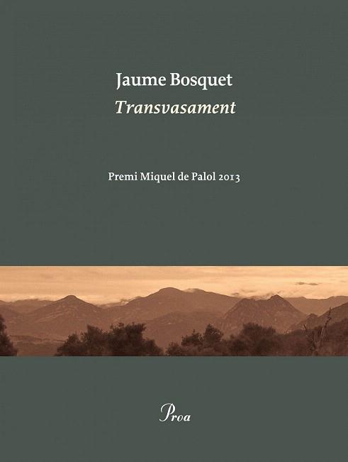 TRANSVASAMENT | 9788475884752 | JAUME BOSQUET | Llibres Parcir | Llibreria Parcir | Llibreria online de Manresa | Comprar llibres en català i castellà online