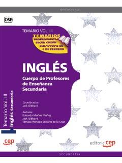 CUERPO DE PROFESORES DE ENSEñANZA SECUNDARIA. INGLéS. TEMARIO VOL. III. | 9788468131122 | GIBBARD, JACK/MUñOZ MUñOZ, EDUARDO/PEINADO SERRANO DE LA CRUZ, TOMASA | Llibres Parcir | Llibreria Parcir | Llibreria online de Manresa | Comprar llibres en català i castellà online