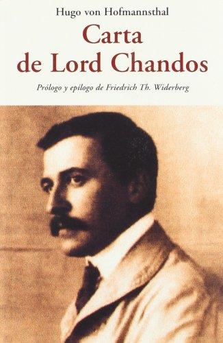 CARTA DE LORD CHANDOS CEN -59 | 9788497167987 | HOFMANNSTHAL, HUGO VON | Llibres Parcir | Llibreria Parcir | Llibreria online de Manresa | Comprar llibres en català i castellà online