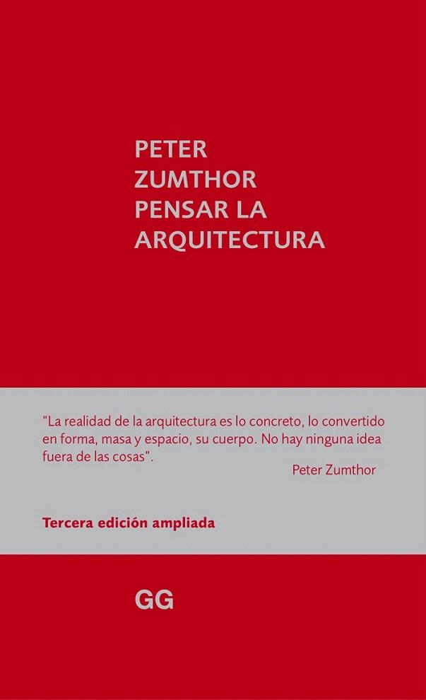 PENSAR LA ARQUITECTURA | 9788425227301 | ZUMTHOR, PETER | Llibres Parcir | Llibreria Parcir | Llibreria online de Manresa | Comprar llibres en català i castellà online