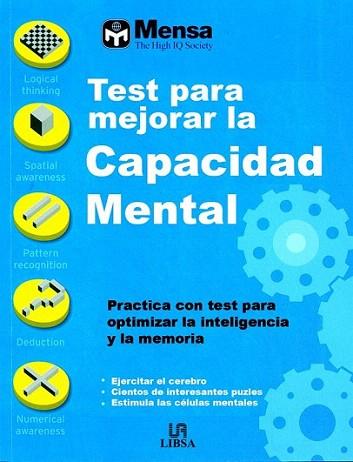 TEST MEJORAR LA CAPACIDAD MENTAL | 9788466221238 | Llibres Parcir | Llibreria Parcir | Llibreria online de Manresa | Comprar llibres en català i castellà online